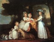 Gilbert Charles Stuart The Percy Children Spain oil painting artist